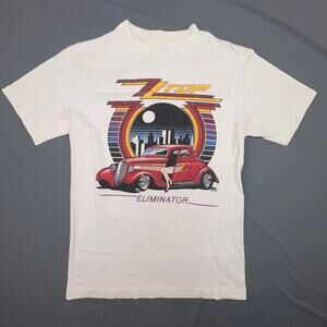 ZZ Top Eliminator 1985 Single Stitch Graphic T-Shirt